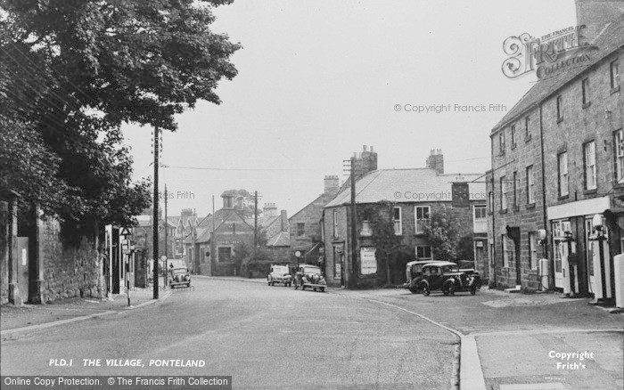 Photo of Ponteland, The Village c.1955