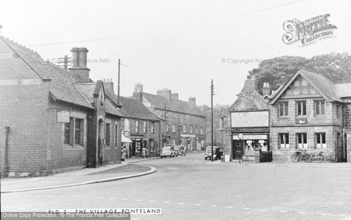 Photo of Ponteland, The Village c.1955
