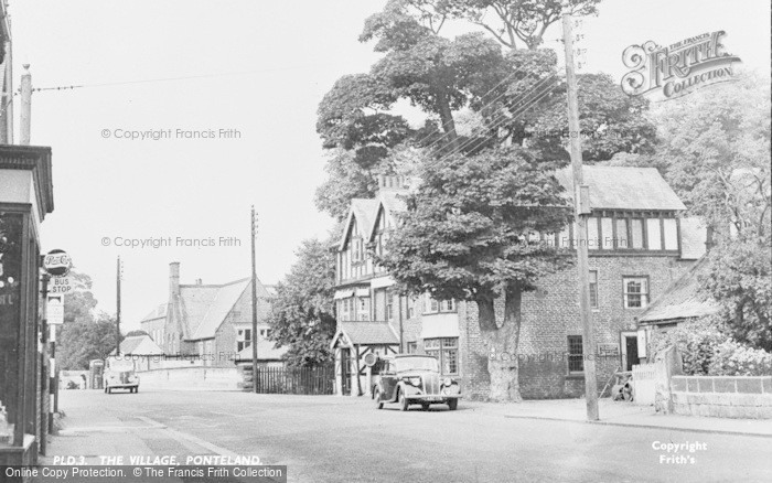 Photo of Ponteland, The Village c.1955