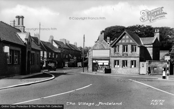 Photo of Ponteland, The Village c.1955