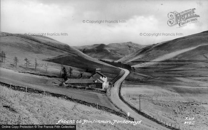 Photo of Ponterwyd, Ascent To Plynlimon c.1955