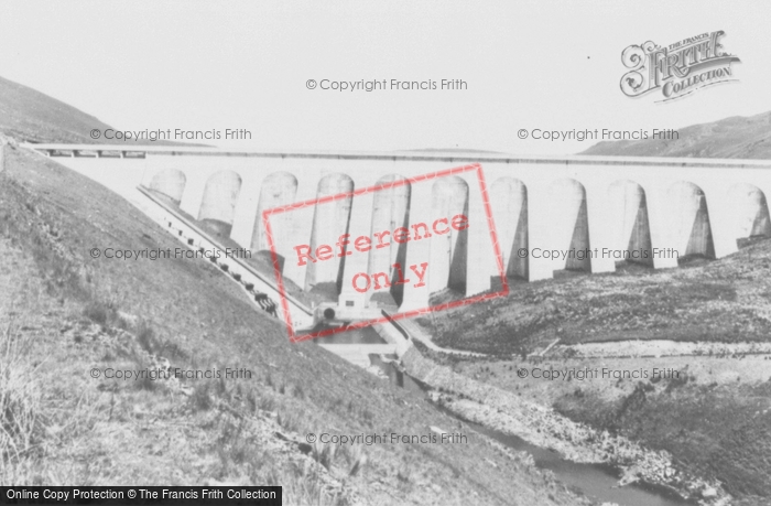 Photo of Ponterwyd, Nant Y Moch Dam c.1955