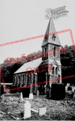 St John The Baptist Church c.1960, Pontfadog