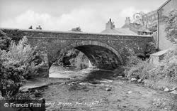 The Bridge And River c.1955, Pontllyfni