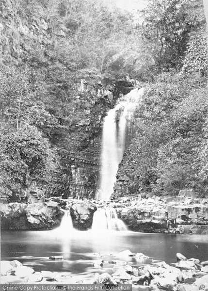 Photo of Pontneddfechan, Crooked Enions Fall 1893