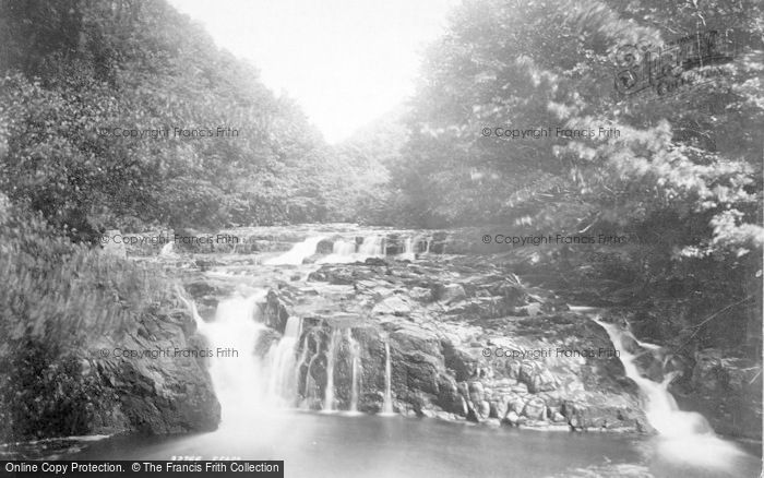 Photo of Pontneddfechan, Lower Fall, Little Neath 1893