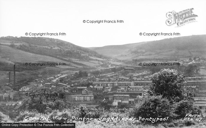 Photo of Pontnewynydd, General View c.1950