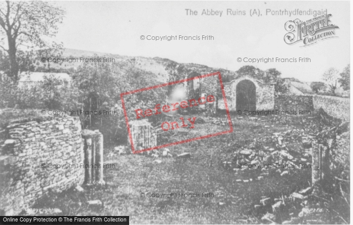 Photo of Pontrhydfendigaid, Abbey Ruins c.1939