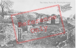 Abbey Ruins c.1939, Pontrhydfendigaid