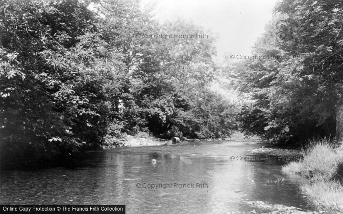 Photo of Pontrhydfendigaid, The River c.1955