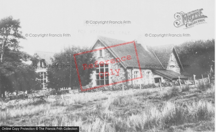 Photo of Pontrhydfendigaid, The School c.1955