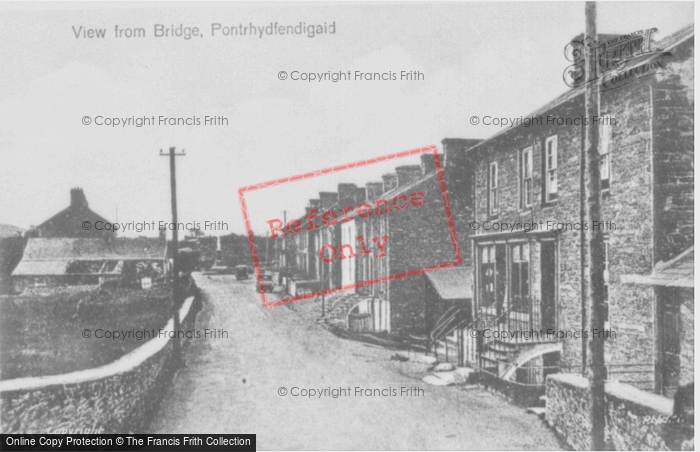 Photo of Pontrhydfendigaid, View From Bridge c.1939