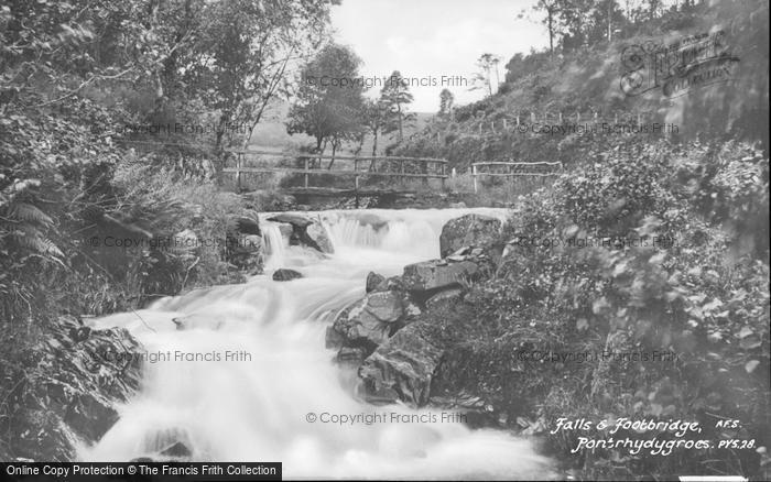 Photo of Pontrhydygroes, Falls And Bridge c.1955