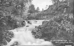 Pontrhydygroes, Falls And Bridge c.1955, Pont-Rhyd-Y-Groes