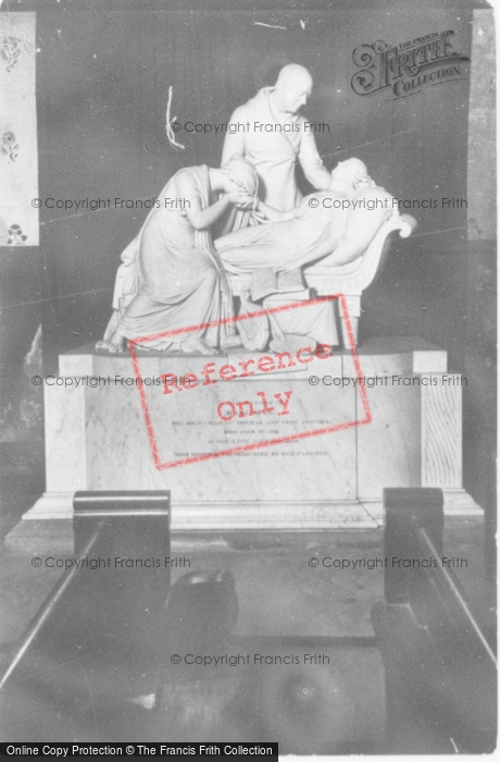 Photo of Pontrhydygroes, Monument By Chantrey, Hafod Church c.1950
