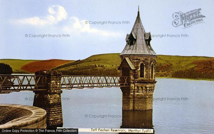 Photo of Pontsticill, Taf Fechan Reservoir c.1965