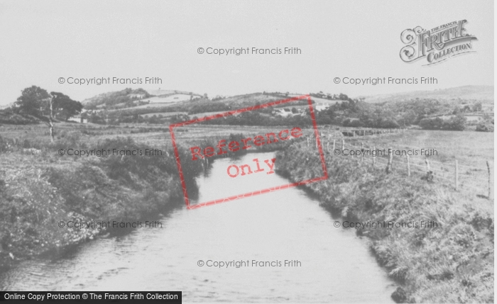 Photo of Pontyates, River Gwendraeth c.1955