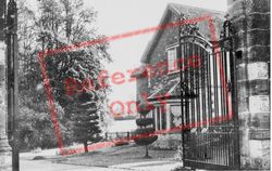 Entrance To Talycarn Hospital c.1955, Pontyclun