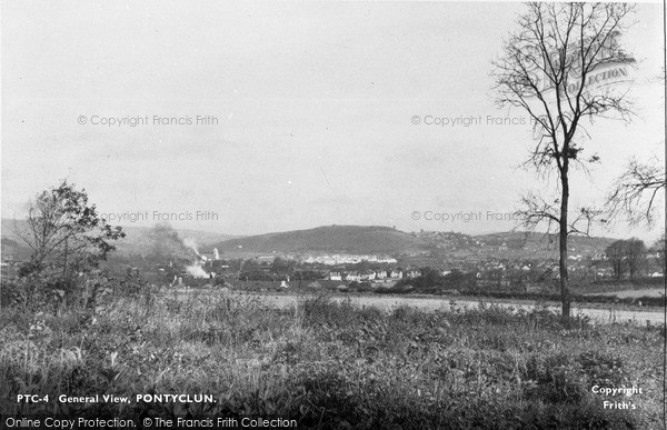 Photo of Pontyclun, General View c.1955