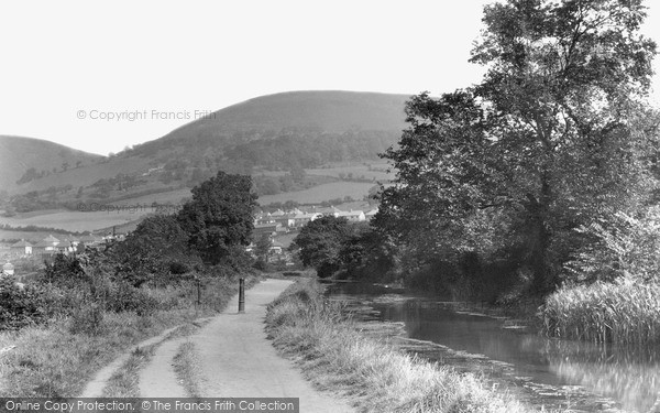 Photo of Pontymister, Twm Barlwm from Canal c1955