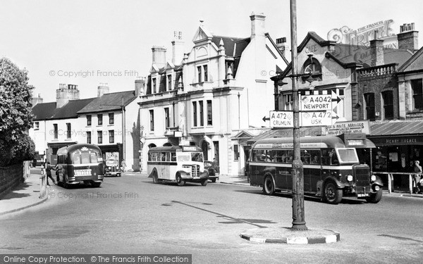 Photo of Pontypool, Clarence Square c1955