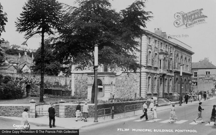 Photo of Pontypool, Municipal Buildings c.1960