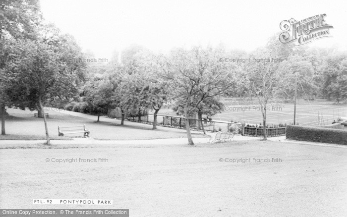Photo of Pontypool, Park c.1965