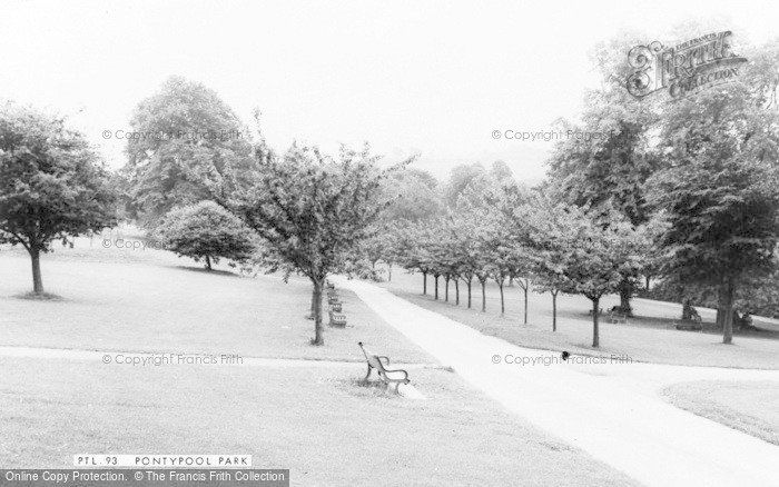 Photo of Pontypool, Park c.1965