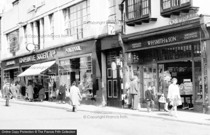 Photo of Pontypool, Shopping On Hanbury Road c.1960