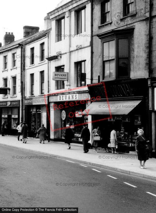 Photo of Pontypool, Shopping On Main Street c.1960