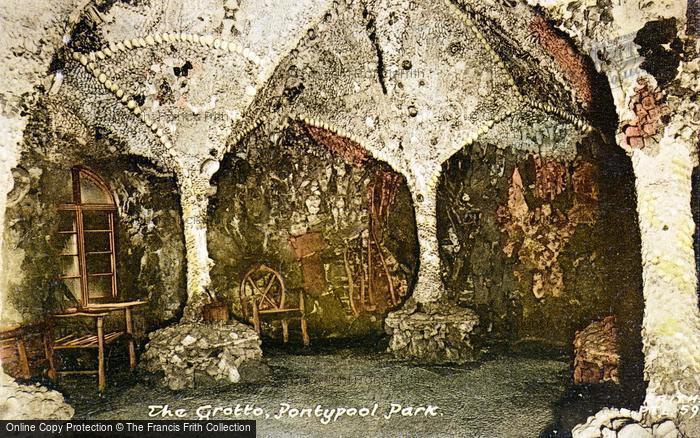 Photo of Pontypool, The Grotto c.1955