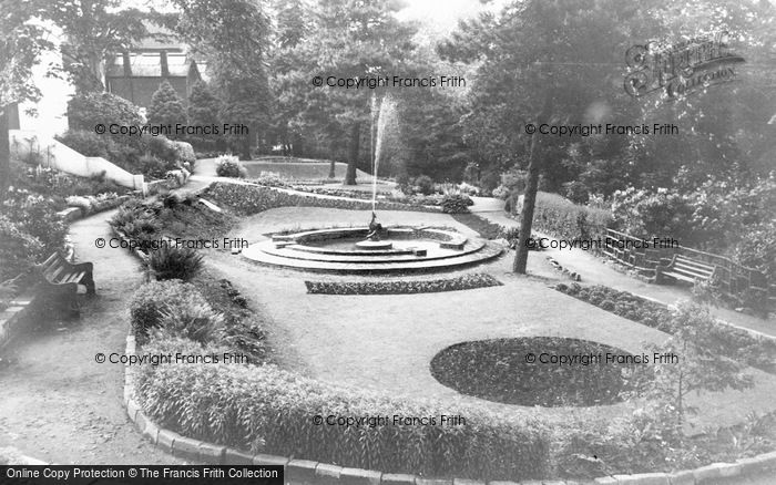 Photo of Pontypool, The Italian Gardens c.1960