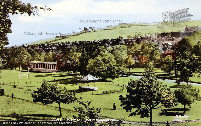 Photo of Pontypool, The Park c.1955