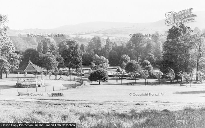 Photo of Pontypool, The Park c.1960