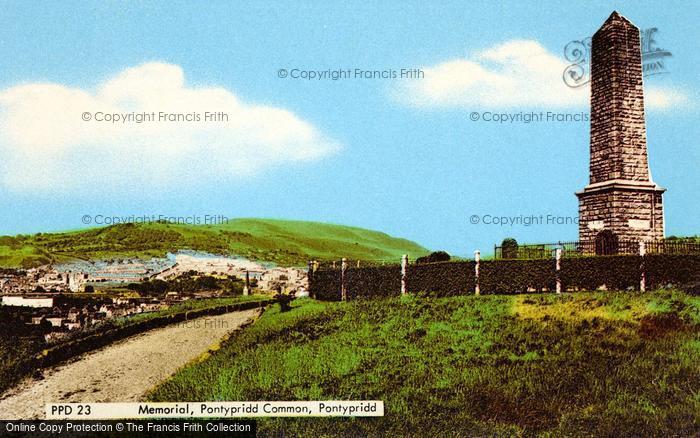 Photo of Pontypridd, Common, The Memorial c.1960