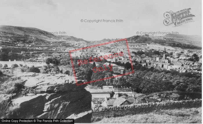 Photo of Pontypridd, General View c.1960