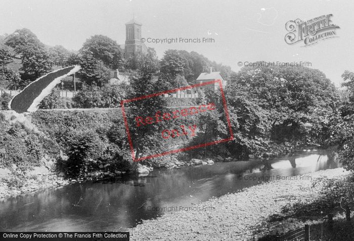 Photo of Pontypridd, Glyntaf Church And River 1899