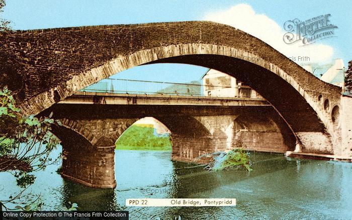 Photo of Pontypridd, Old Bridge c.1960