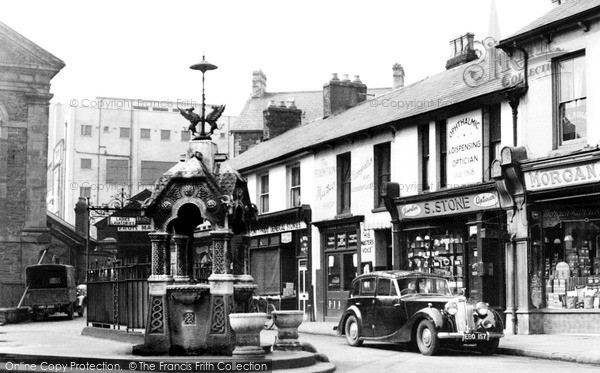 Photo of Pontypridd, The Fountain c.1955