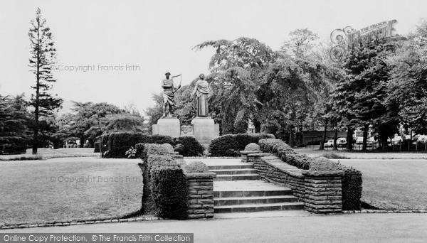 Photo of Pontypridd, Ynysangharad Park, The Memorial  c.1960
