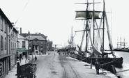 Barges And The Quay 1908, Poole