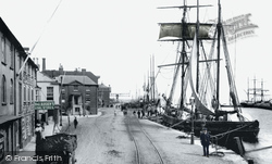 Barges And The Quay 1908, Poole