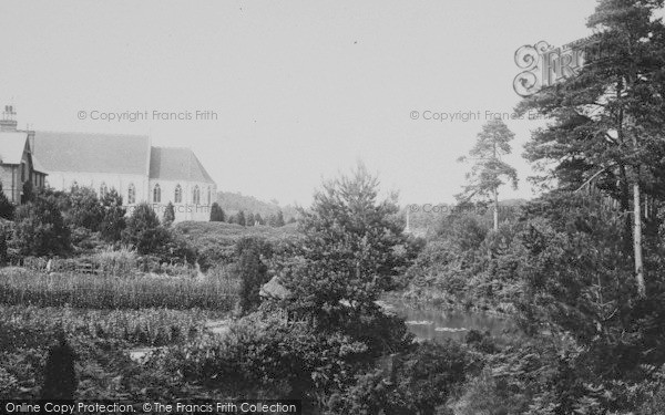 Photo of Poole, Branksome Chine And Church 1890