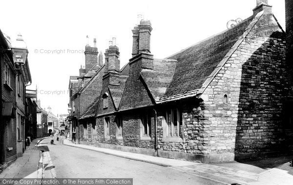Photo of Poole, Church Street, St George's Almshouses 1904