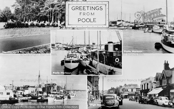 Photo of Poole, Composite c.1955