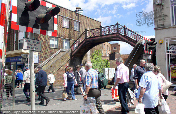 Photo of Poole, High Street, Railway Footbridge 2004