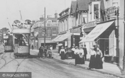Longfleet Road, Trams And People 1904, Poole