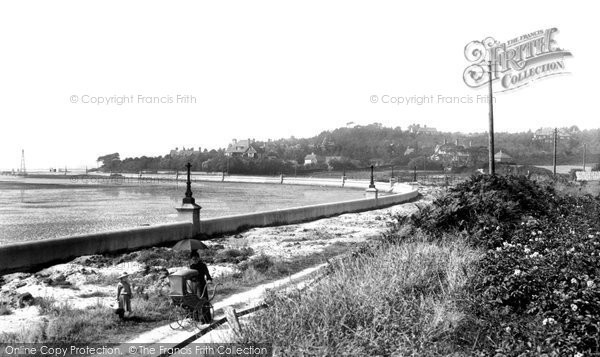 Photo of Poole, Lower Parkstone, Shore Road and Evening Hill 1904