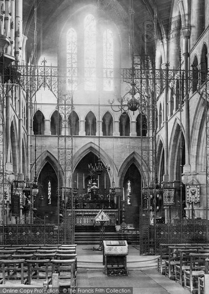Photo of Poole, Parkstone Church Interior 1890