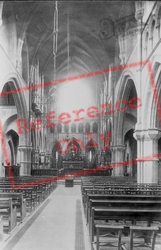 Parkstone Church Interior 1898, Poole